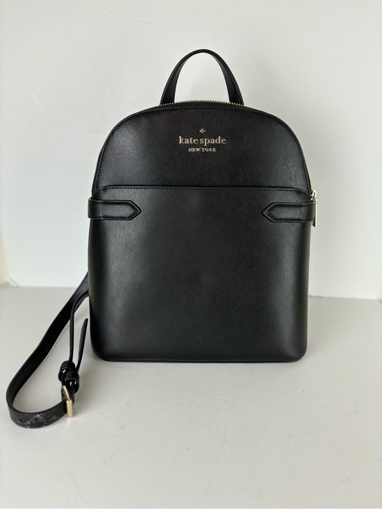 Kate Spade NY -Staci Dome Backpack-Black Leather-EUC main image 8